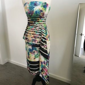 Strapless Black Halo dress size 8